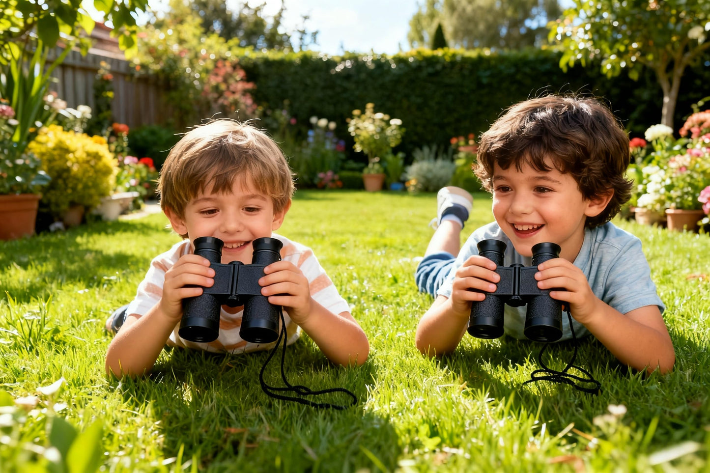 MAGIKON Toy Binoculars with Neck Strap – Kids Outdoor Exploration