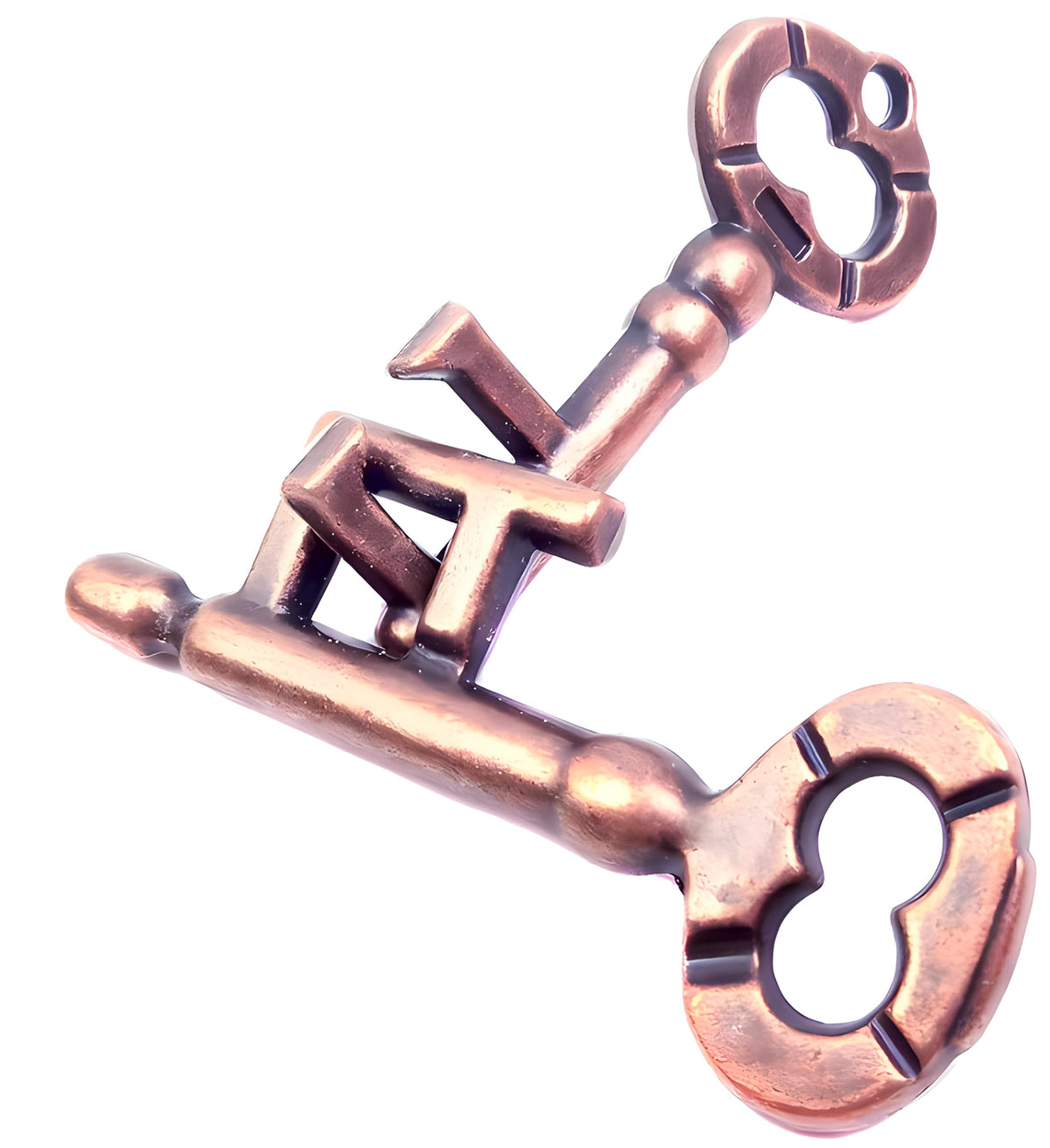MAGIKON Traditional Metal Brain Teaser – Keys Puzzle for Logic & Skill