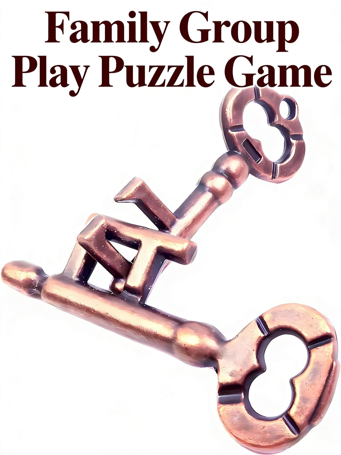 MAGIKON Traditional Metal Brain Teaser – Keys Puzzle for Logic & Skill