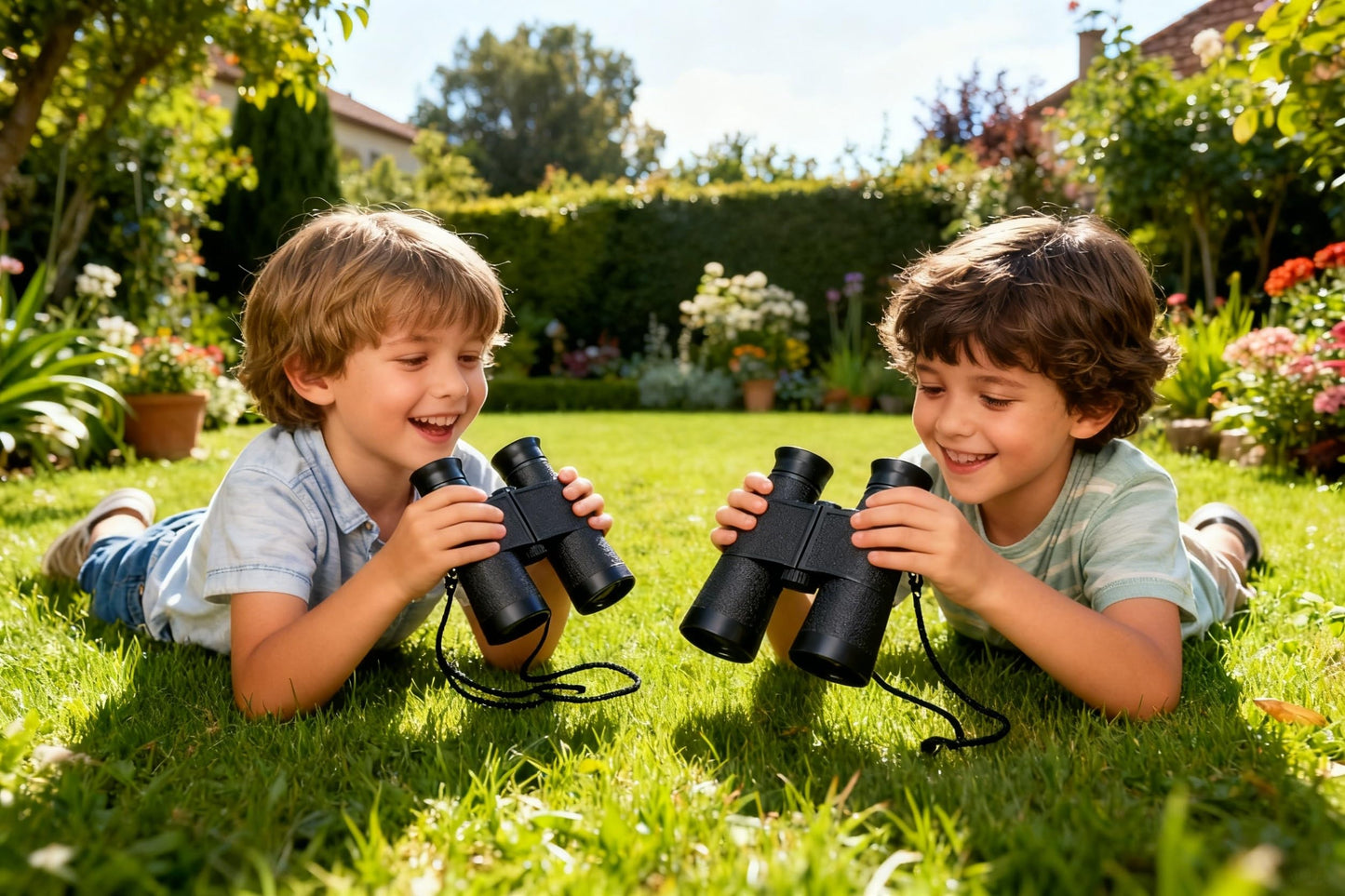 MAGIKON Toy Binoculars with Neck Strap – Kids Outdoor Exploration