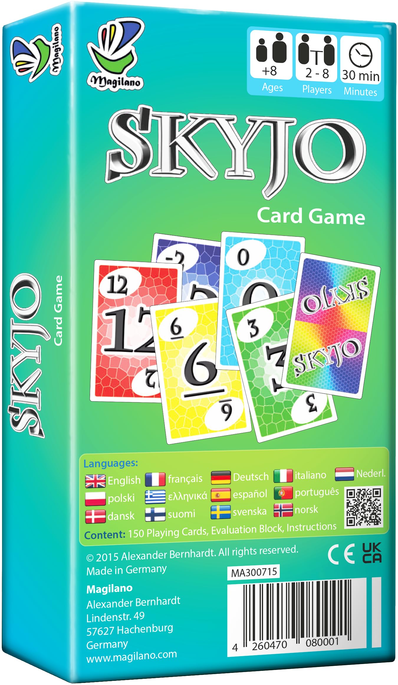 magilano SKYJO Card Game – Fun Family & Friends Party Game by magilano