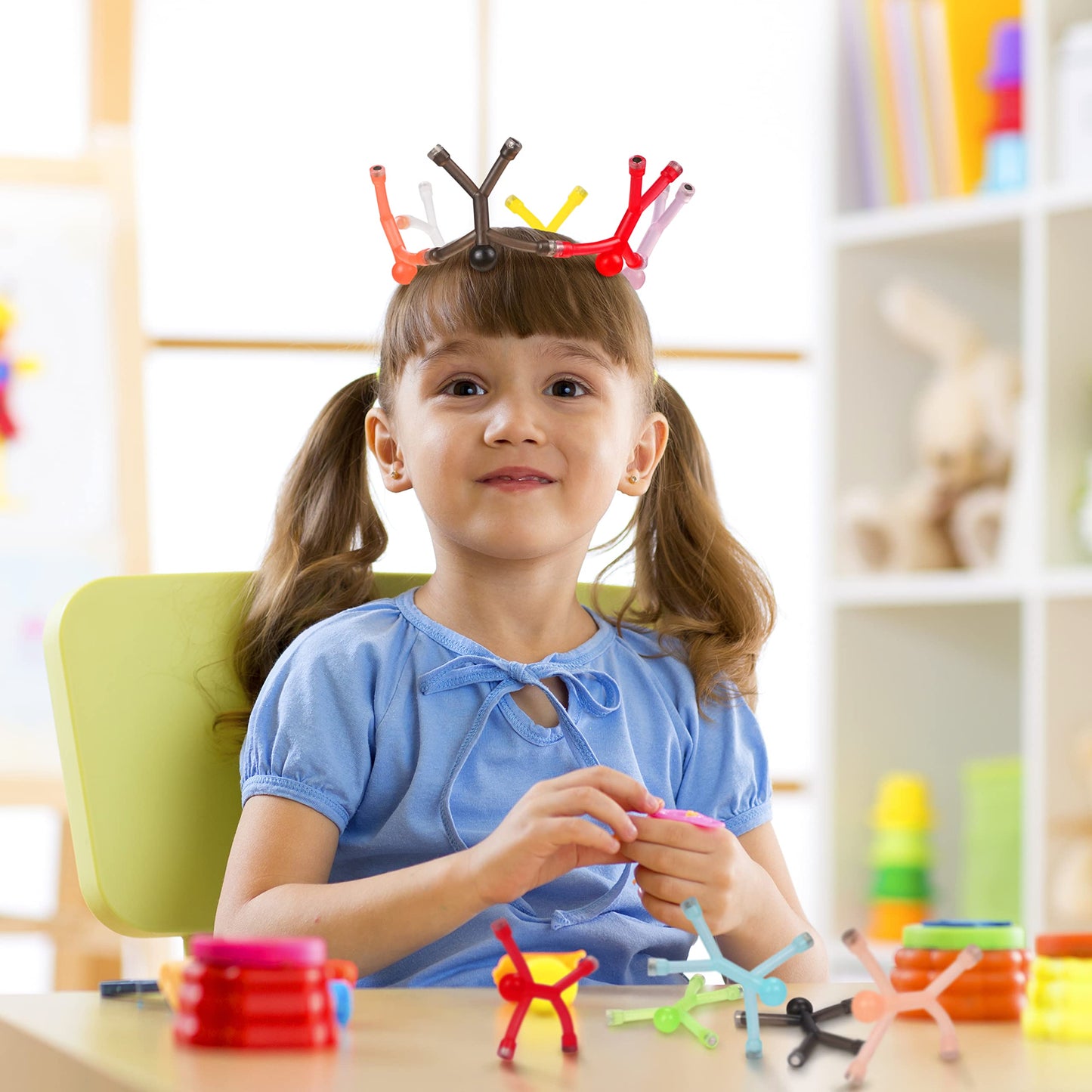 MAGMEN Strong Magnetic Fidget Toys – 20 Pack Sensory STEM Desk Toys