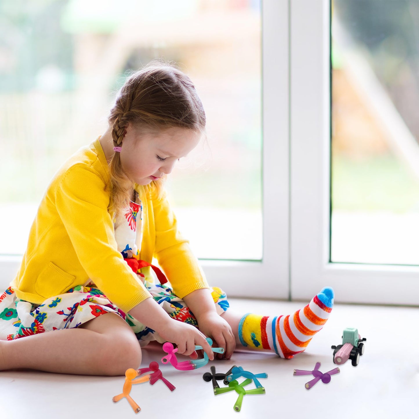 MAGMEN Enhanced Grip Magnetic Fidget Toys 5 Pack – Strong Magnets, Travel-Ready Sensory Play