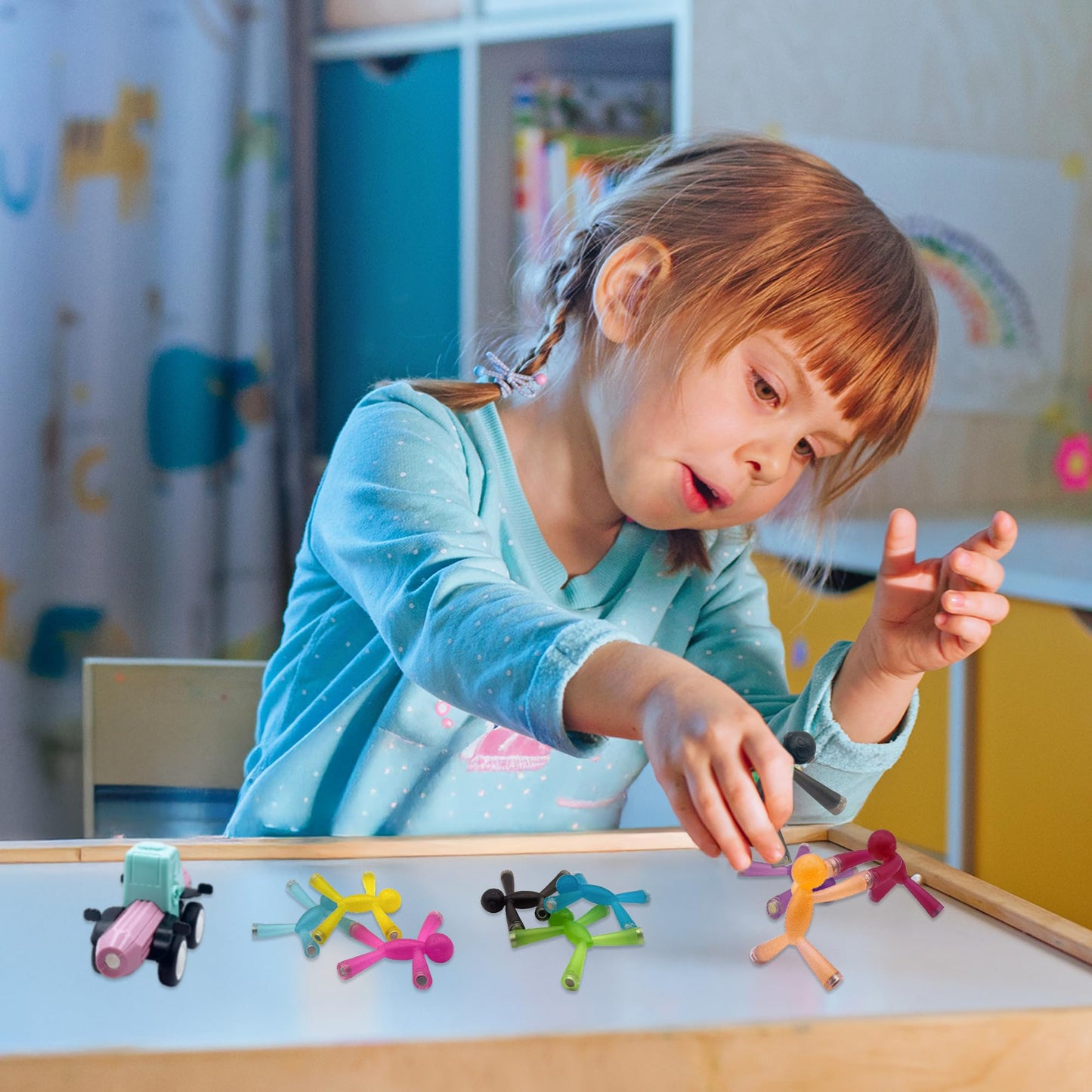 MAGMEN Enhanced Grip Magnetic Fidget Toys 5 Pack – Strong Magnets, Travel-Ready Sensory Play