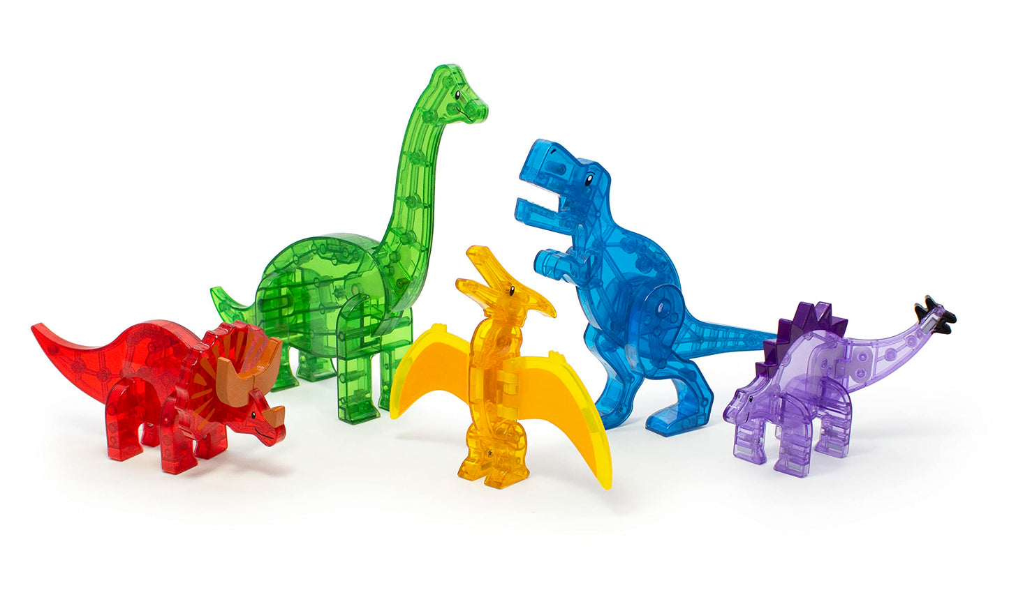 MAGNA-TILES Dinos 5-Piece Magnetic Figures – The Original Magnetic Building Brand