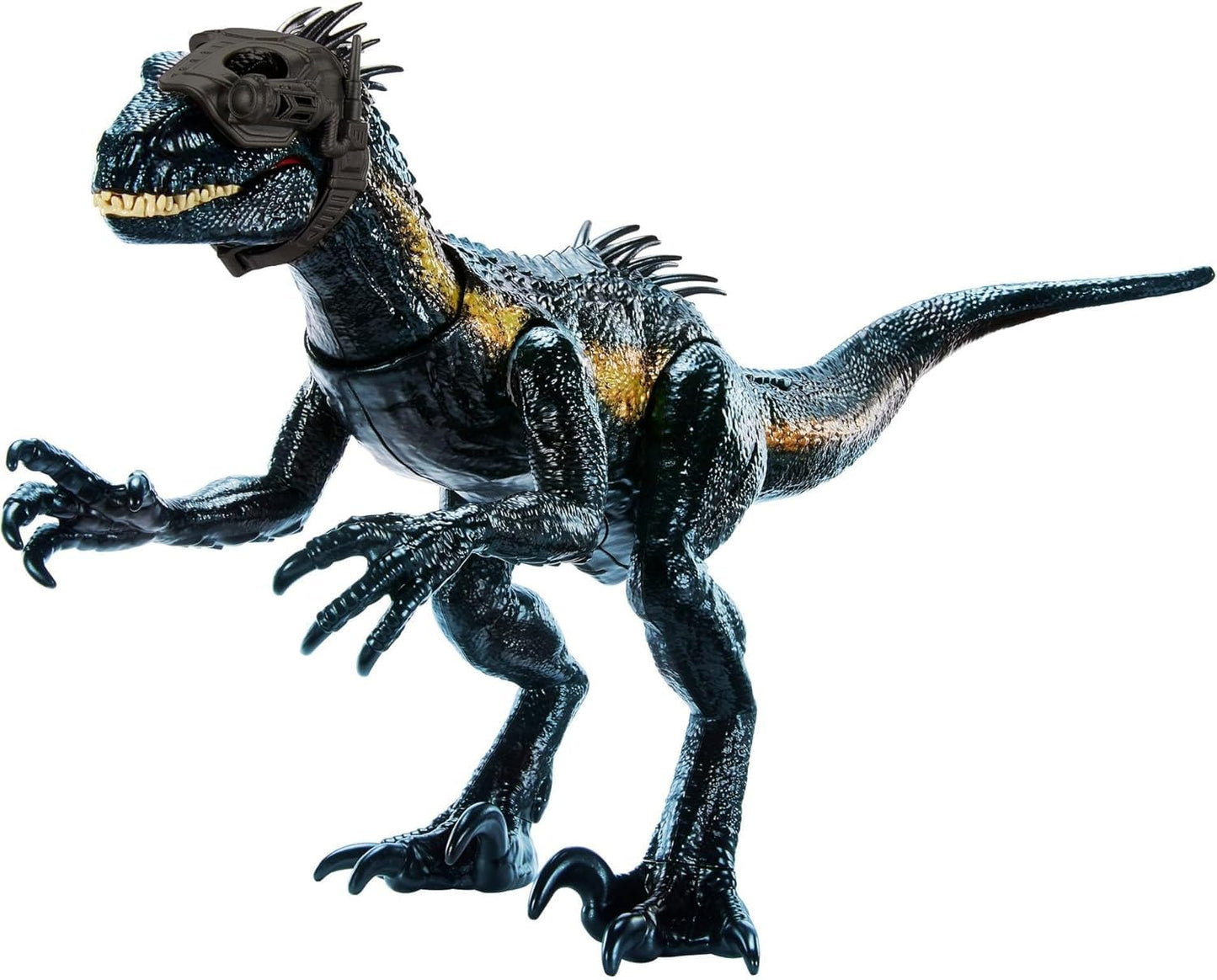 MAGNETOE Jurassic Dino Trackers: Track 'N Attack Indoraptor Action Figure with AR
