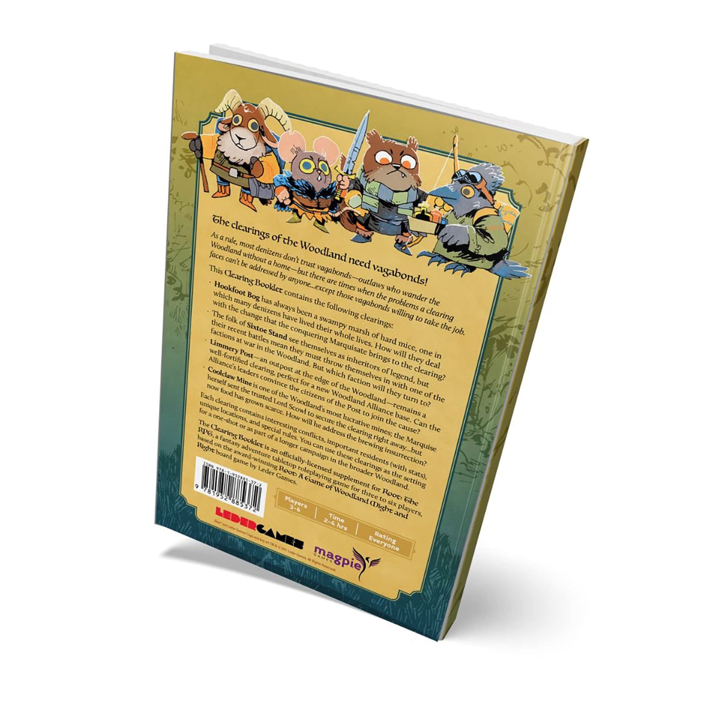 Magpie Games Root The Roleplaying Game: Clearing Booklet Expansion — 4 New Clearings for Woodland Adventures