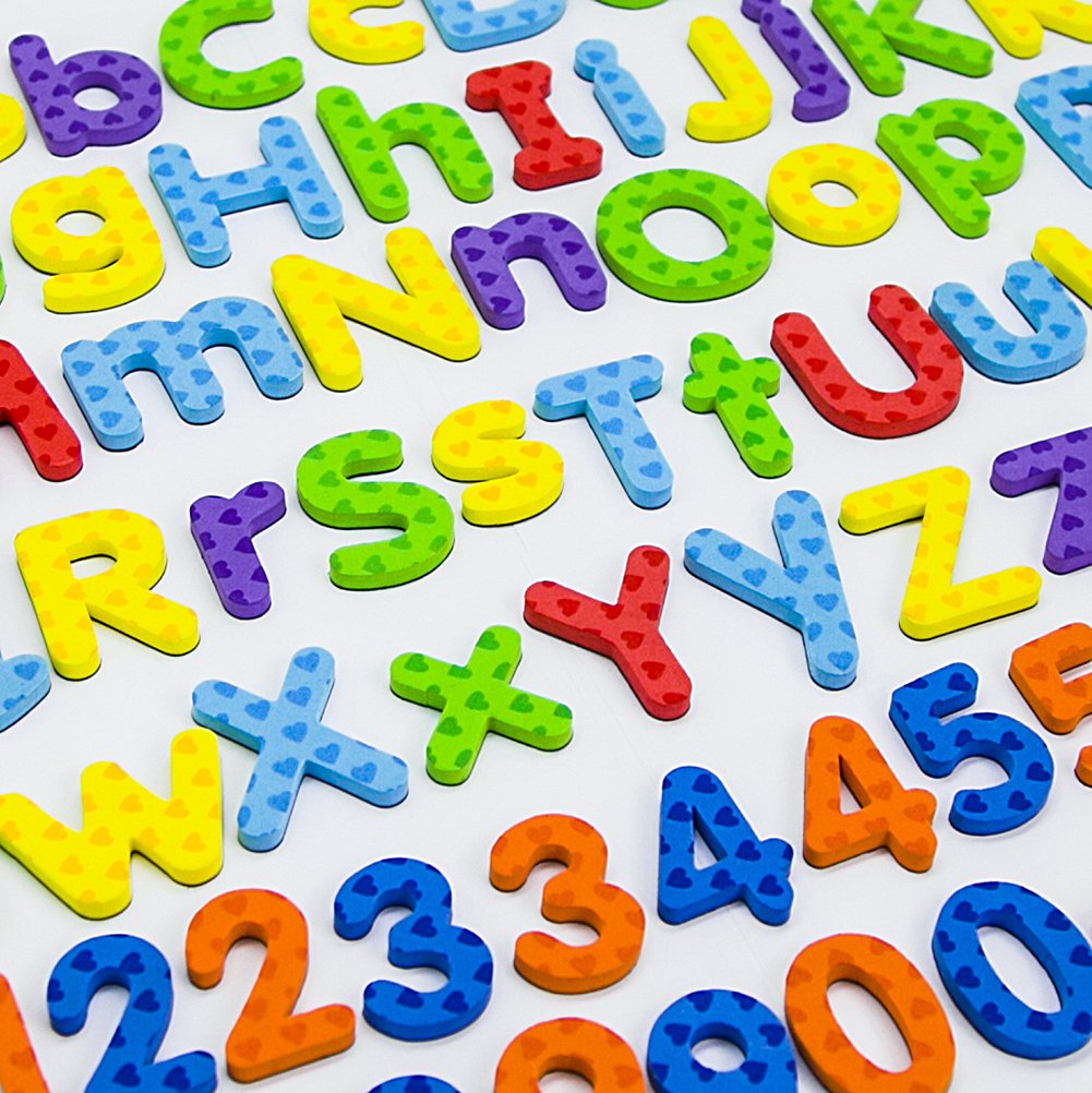MAGTiMES Magnetic Letters & Numbers Set for Classroom