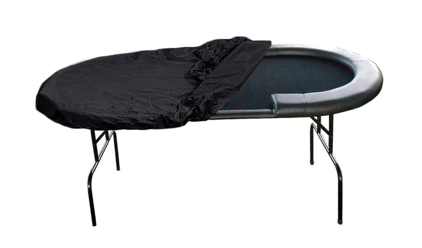 MaWGcowerd 96-Inch Poker Table Dust Cover with Form-Fitting Elastic Band