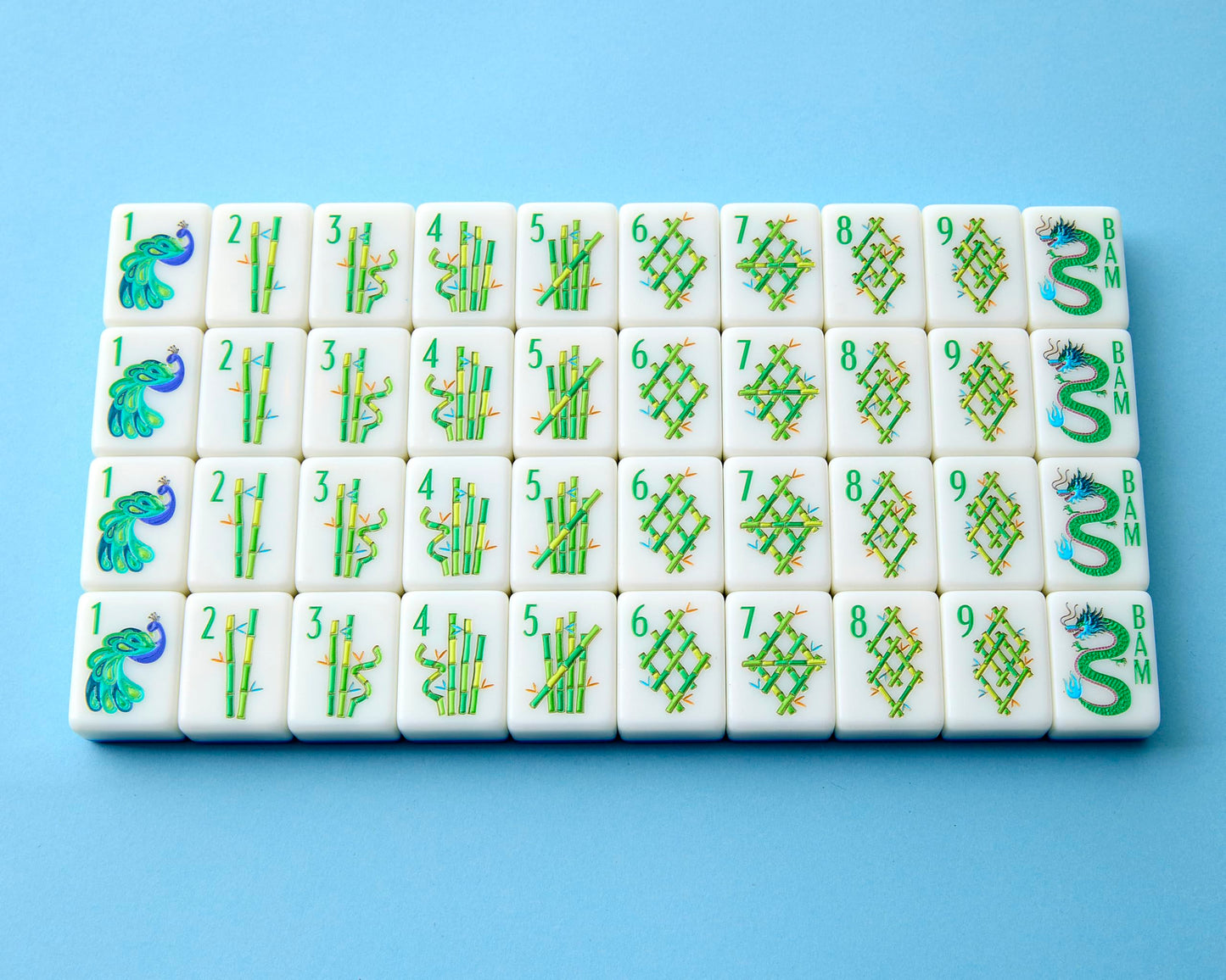 Mahjong Co. Blossom Mahjong Tiles — Eco-Friendly Beginner Set