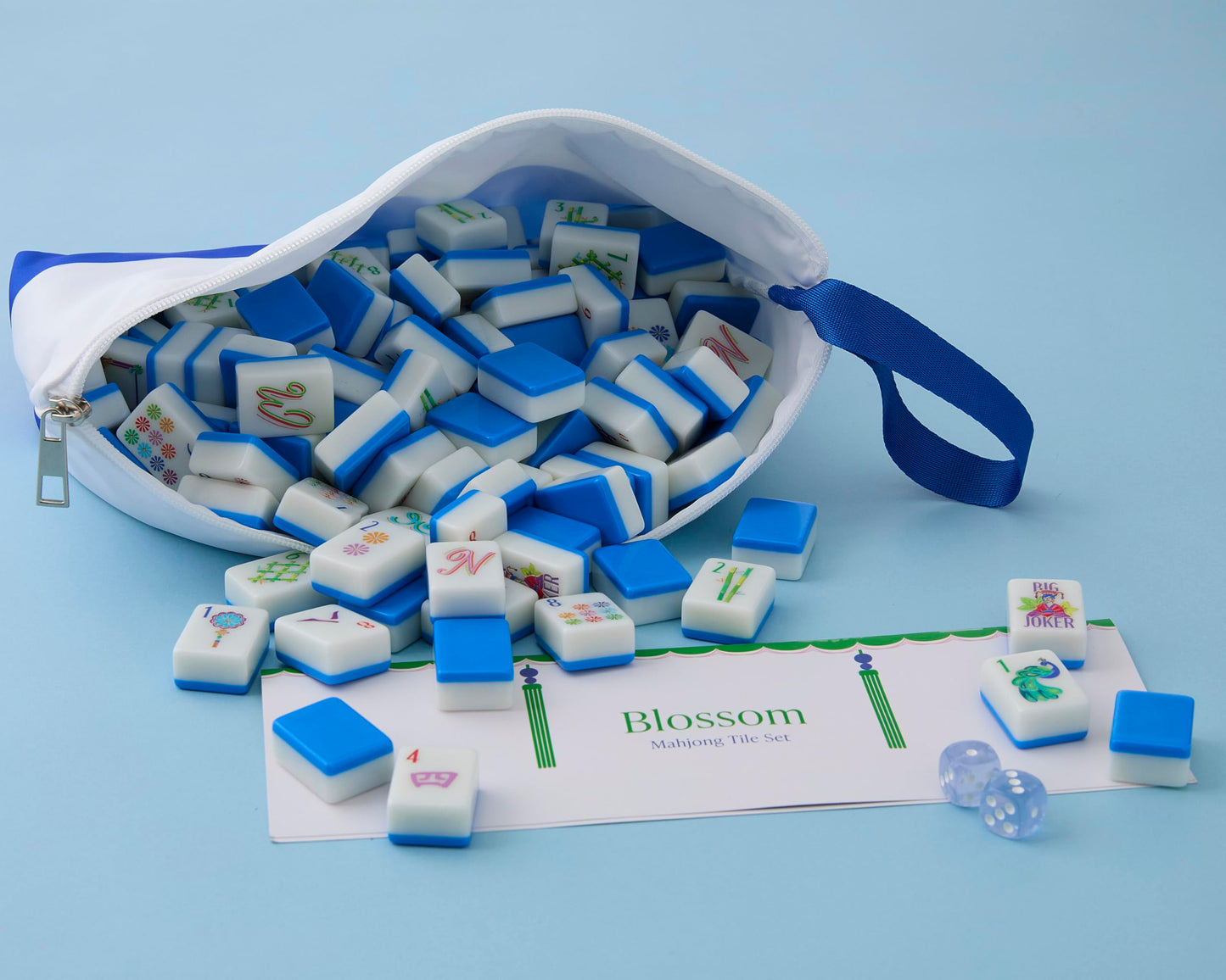 Mahjong Co. Blossom Mahjong Tiles — Eco-Friendly Beginner Set