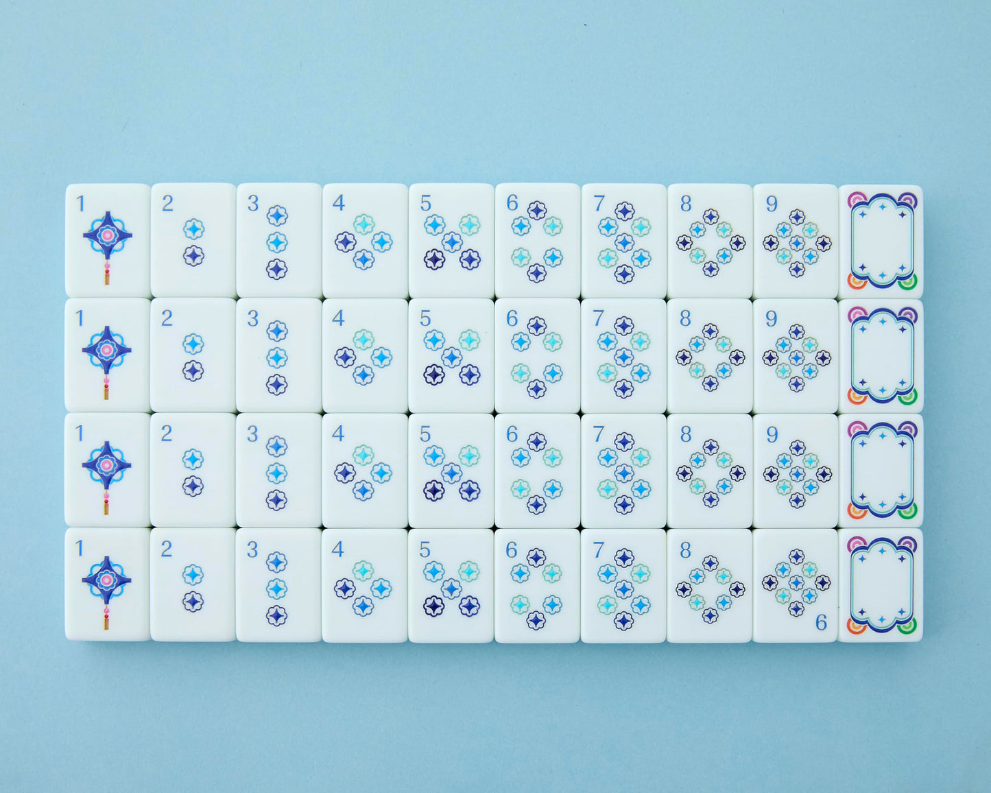 Celestial Mahjong Tiles by Mahjong Co. — Eco-Friendly Acrylic Set (160 Tiles)