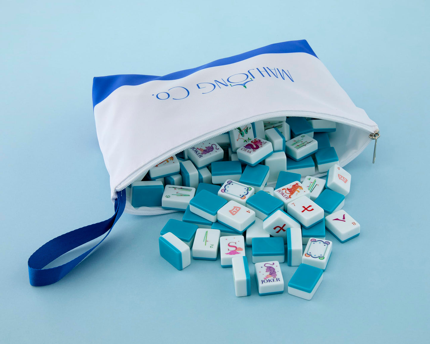 Celestial Mahjong Tiles by Mahjong Co. — Eco-Friendly Acrylic Set (160 Tiles)