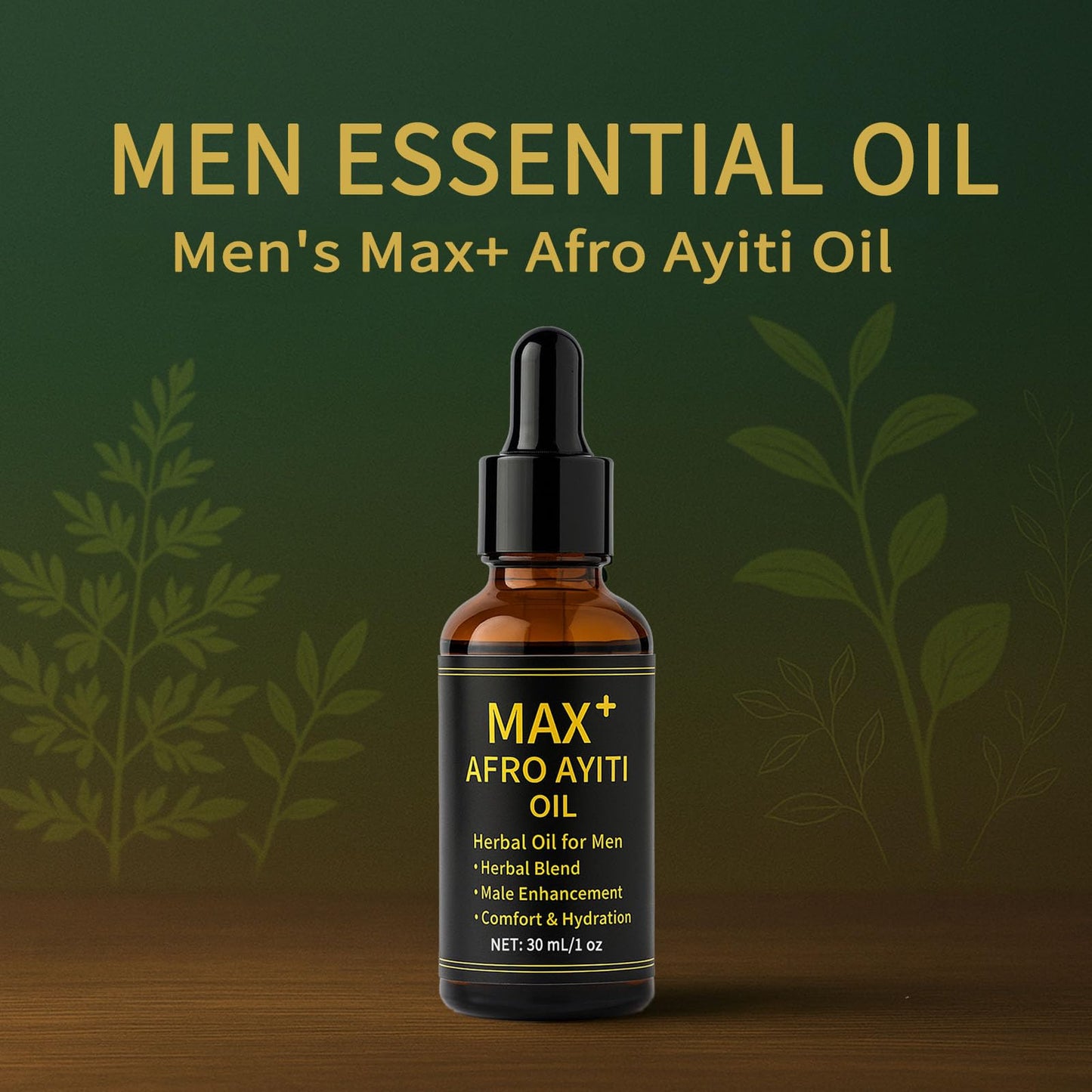 Maidlure Max+ Afro Ayiti Oil – Natural Herbal Massage Oil for Vitality Support