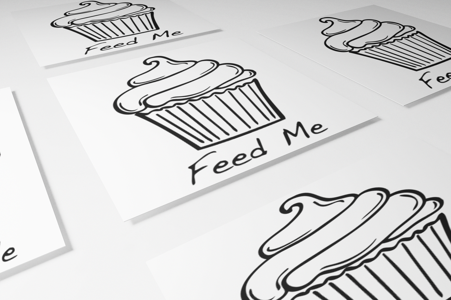 Cupcake Sticker