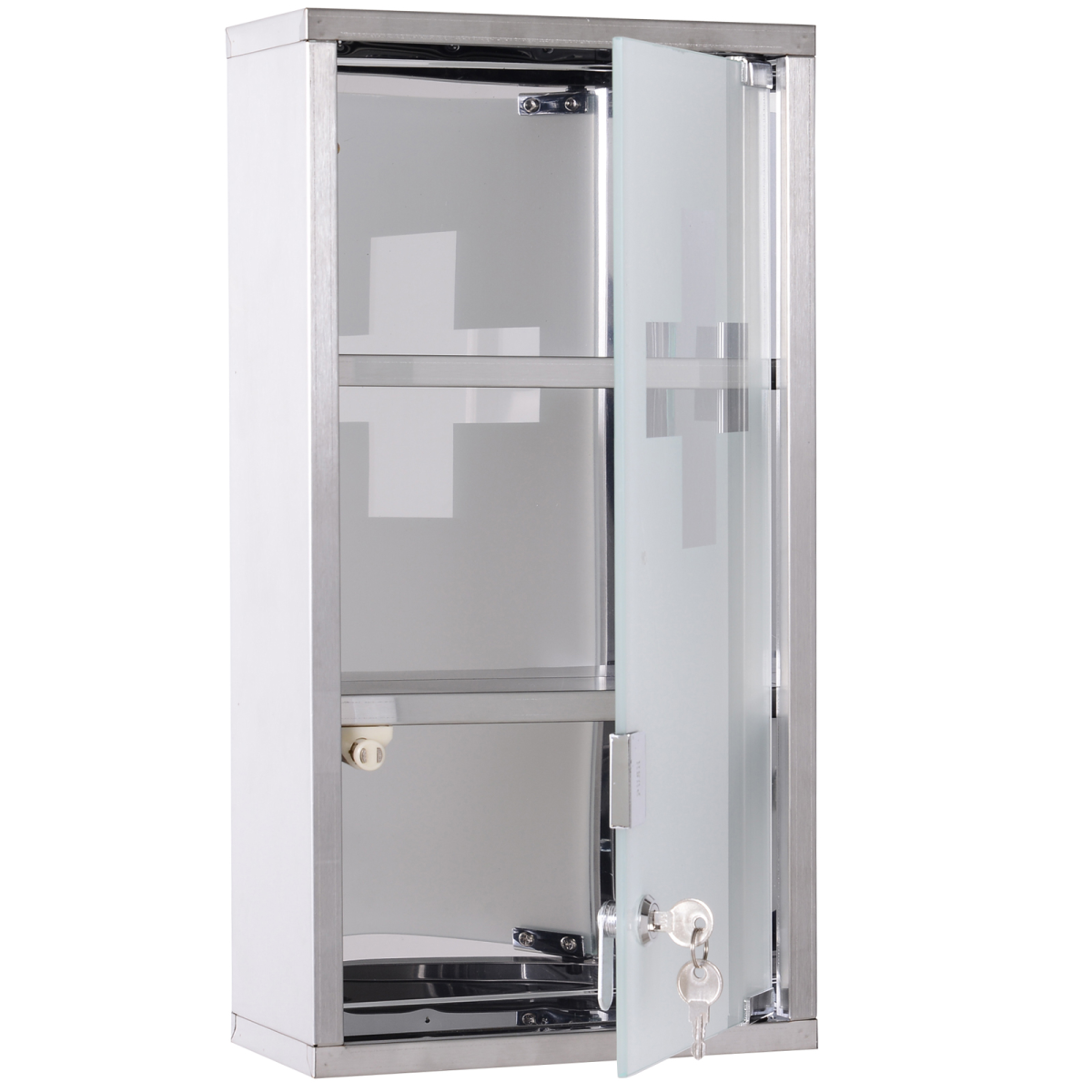 Wall Mounted Medicine Cabinet-Silver