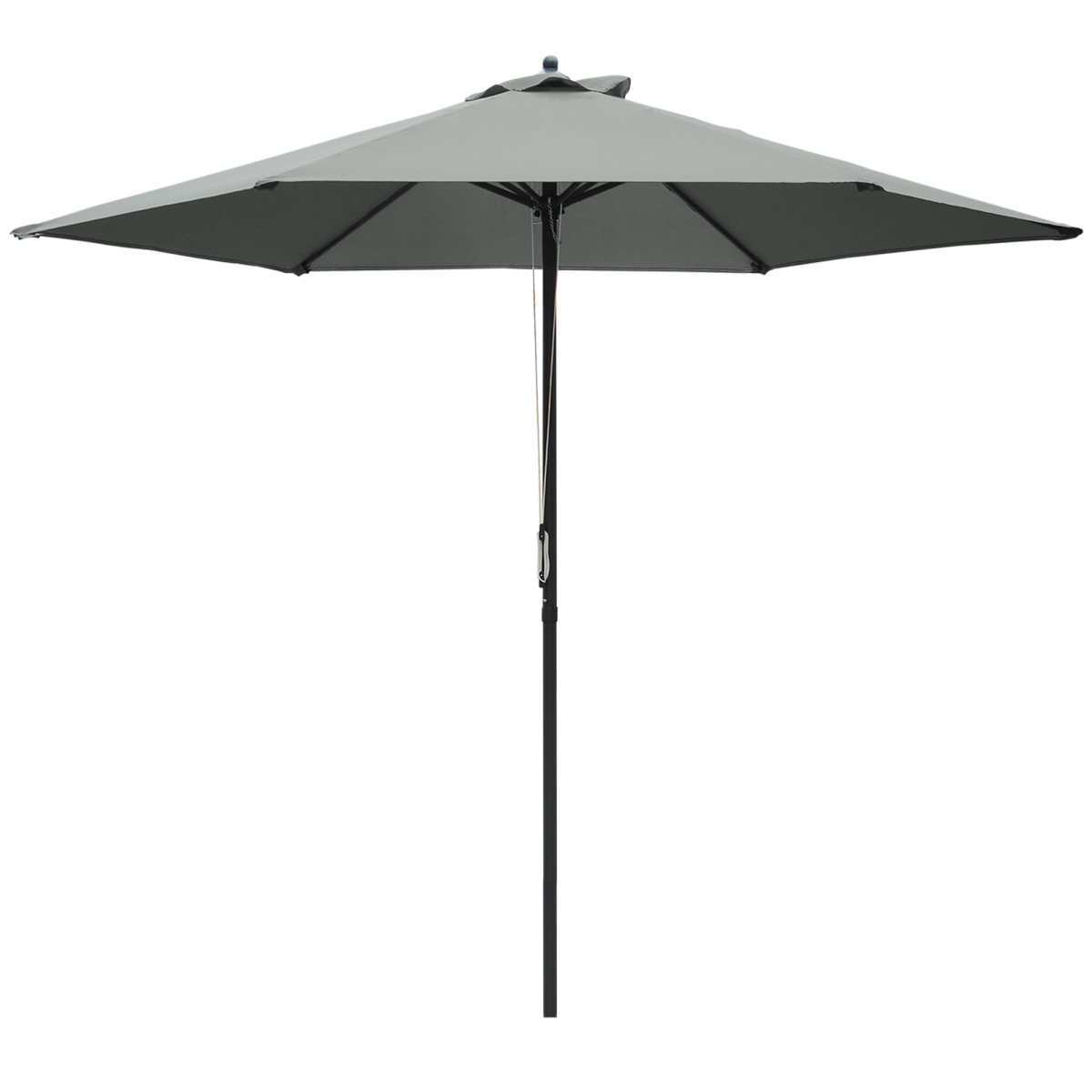 2.8m Umbrella Parasol Dark Grey BASE NOT INCLUDED