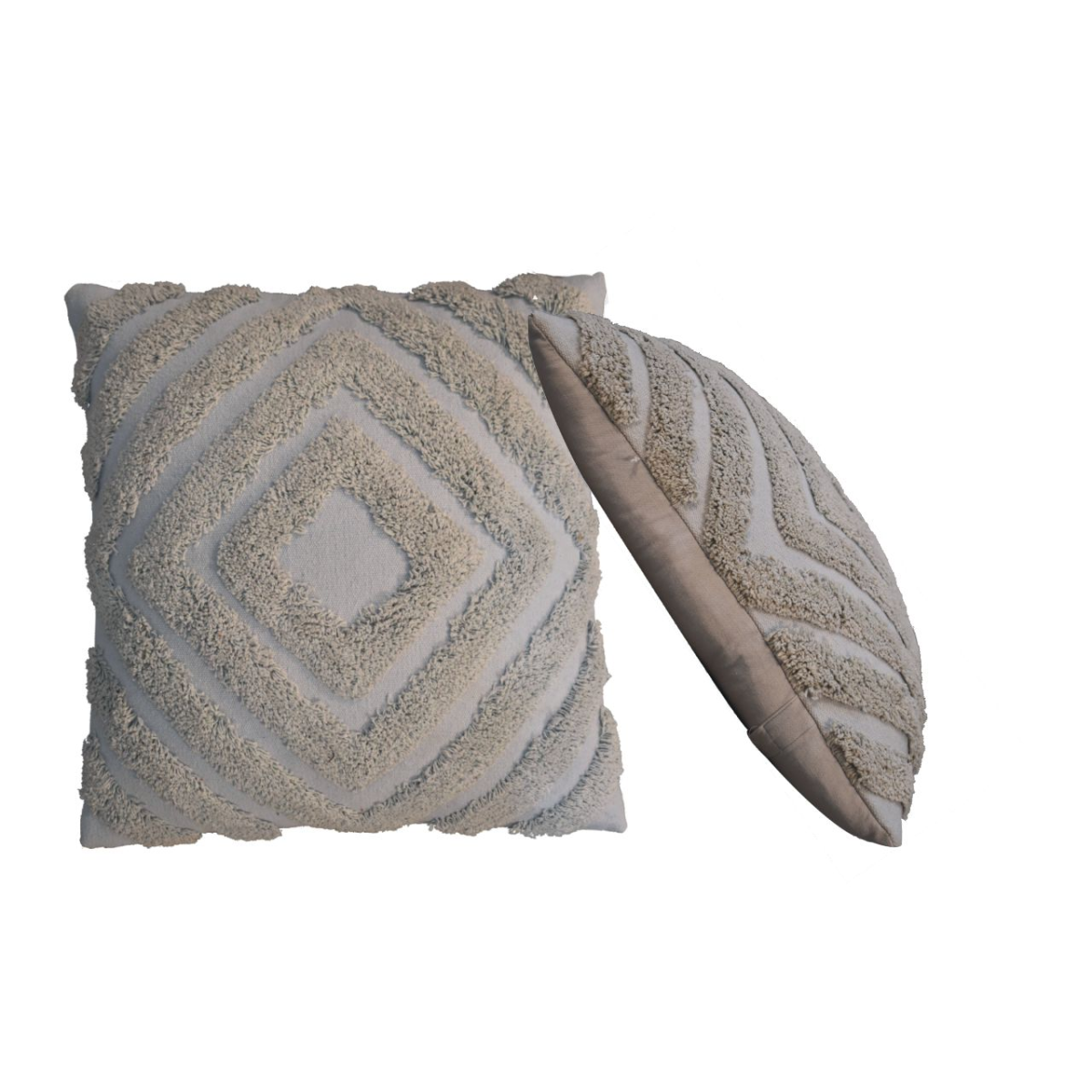 Artisan Furniture Grey Diamond Cushion Set of 2