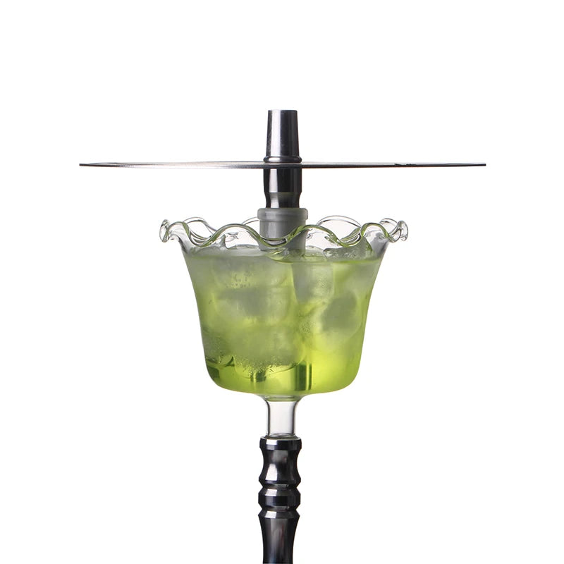 HY Glass Ice Bowl Pre-Cooler - Refreshing Smoke for Shisha Experience