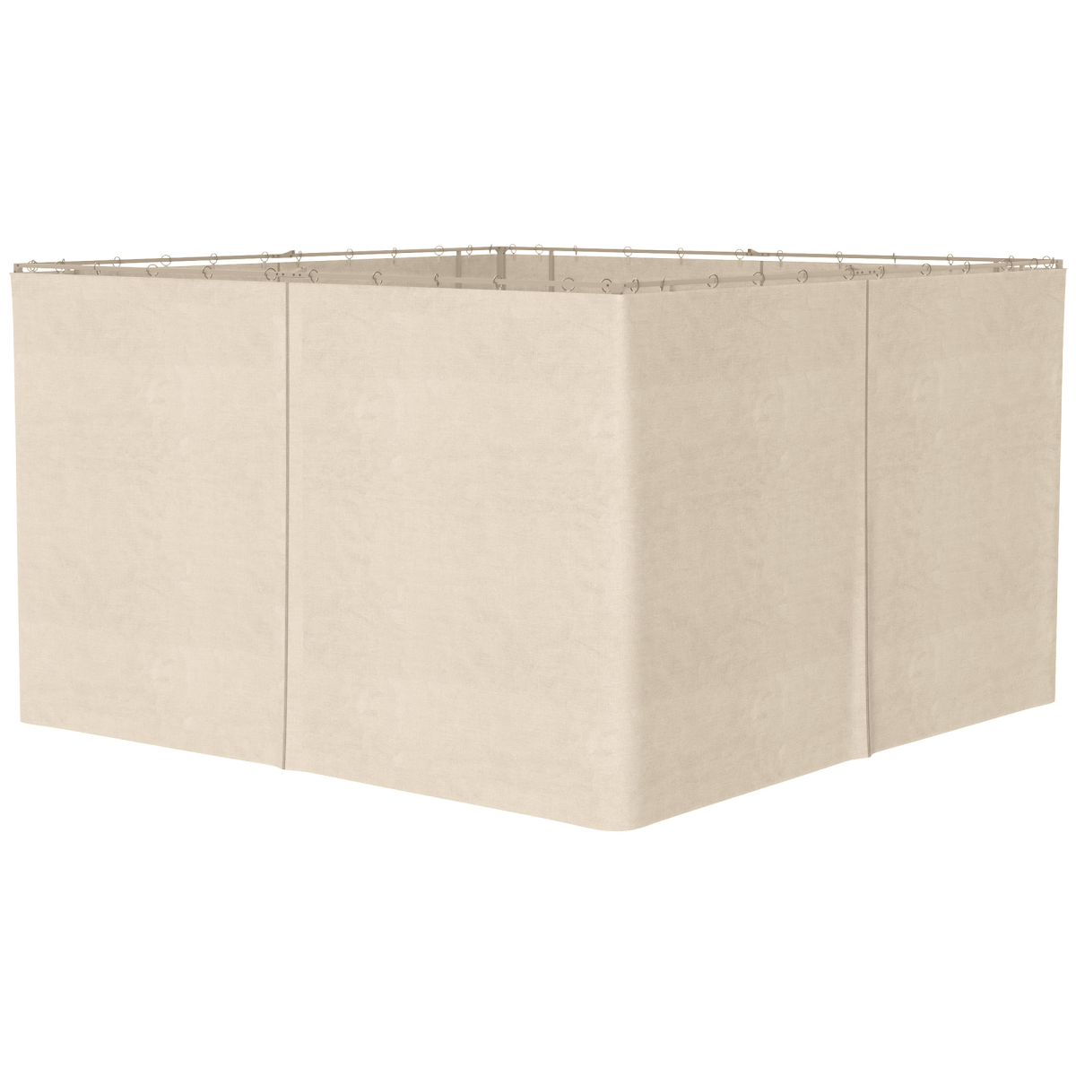 4 Pack Gazebo Replacement Sidewalls Privacy Panel for 3 x 4m Gazebo Outsunny