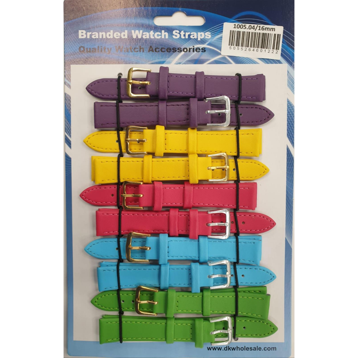Leather Pastels Watch Straps Pk10 size 10mm 1005.04