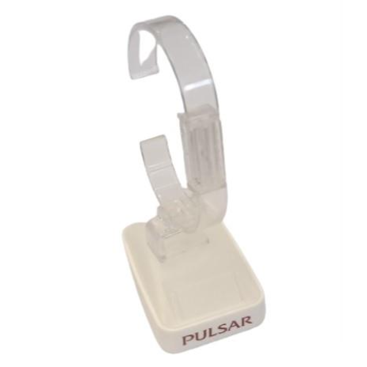 Pulsar White Single Watch C type Stand with Display (Watch Box)