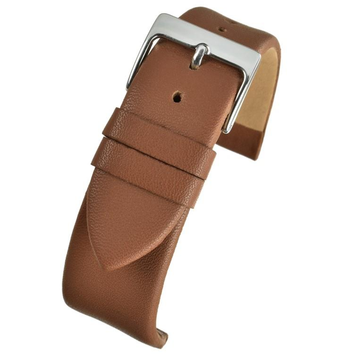 Tan Calf Leather Watch Strap 18mm