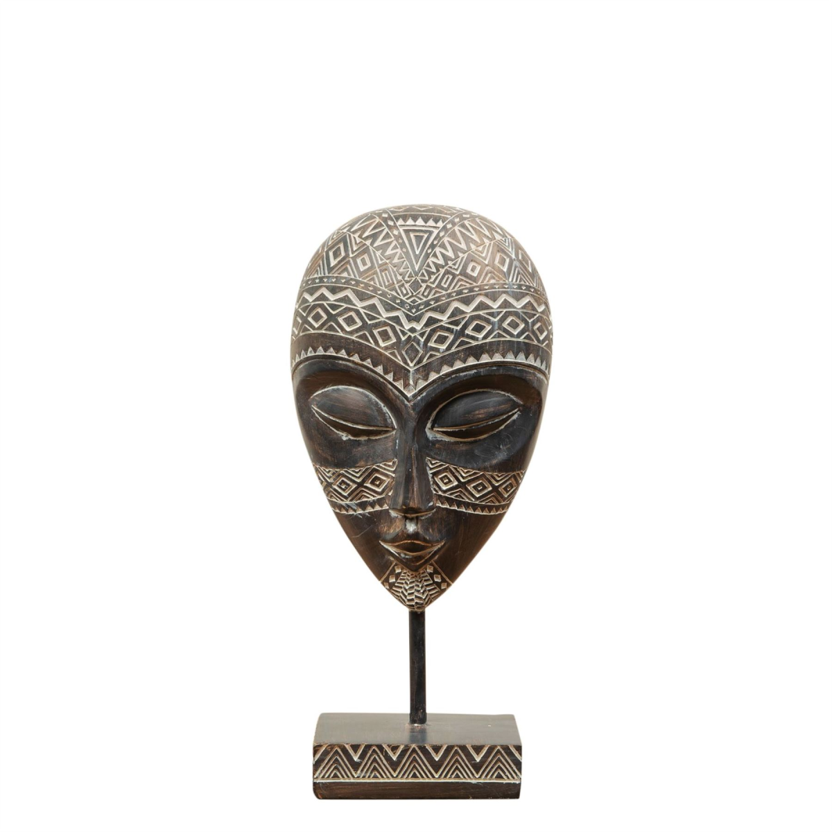 Tribal Mask with Stand 28.5cm