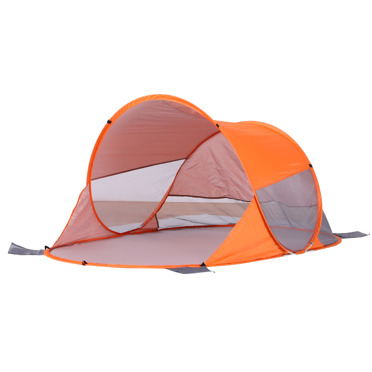Portable Automatic Pop Up Beach Tent Outdoor Camp Shelter Orange Outsunny