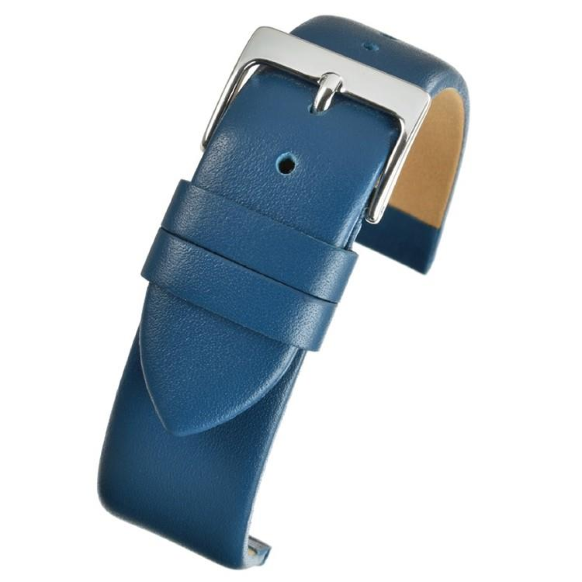 Blue Calf Leather Watch Strap 20mm