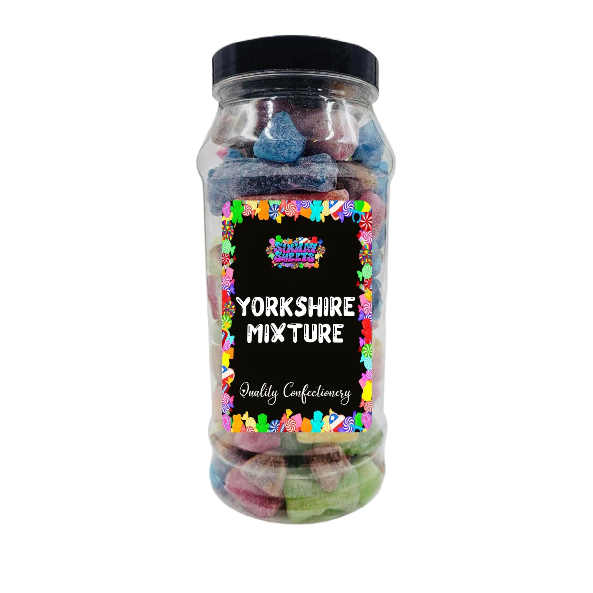 Yorkshire Mixture Hard Boiled Retro Sweets Gift Jar - 735g
