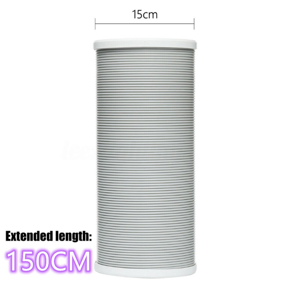 NEW 1.5MFlexible Air Conditioner Exhaust Pipe Vent Hose Duct Outlet UK