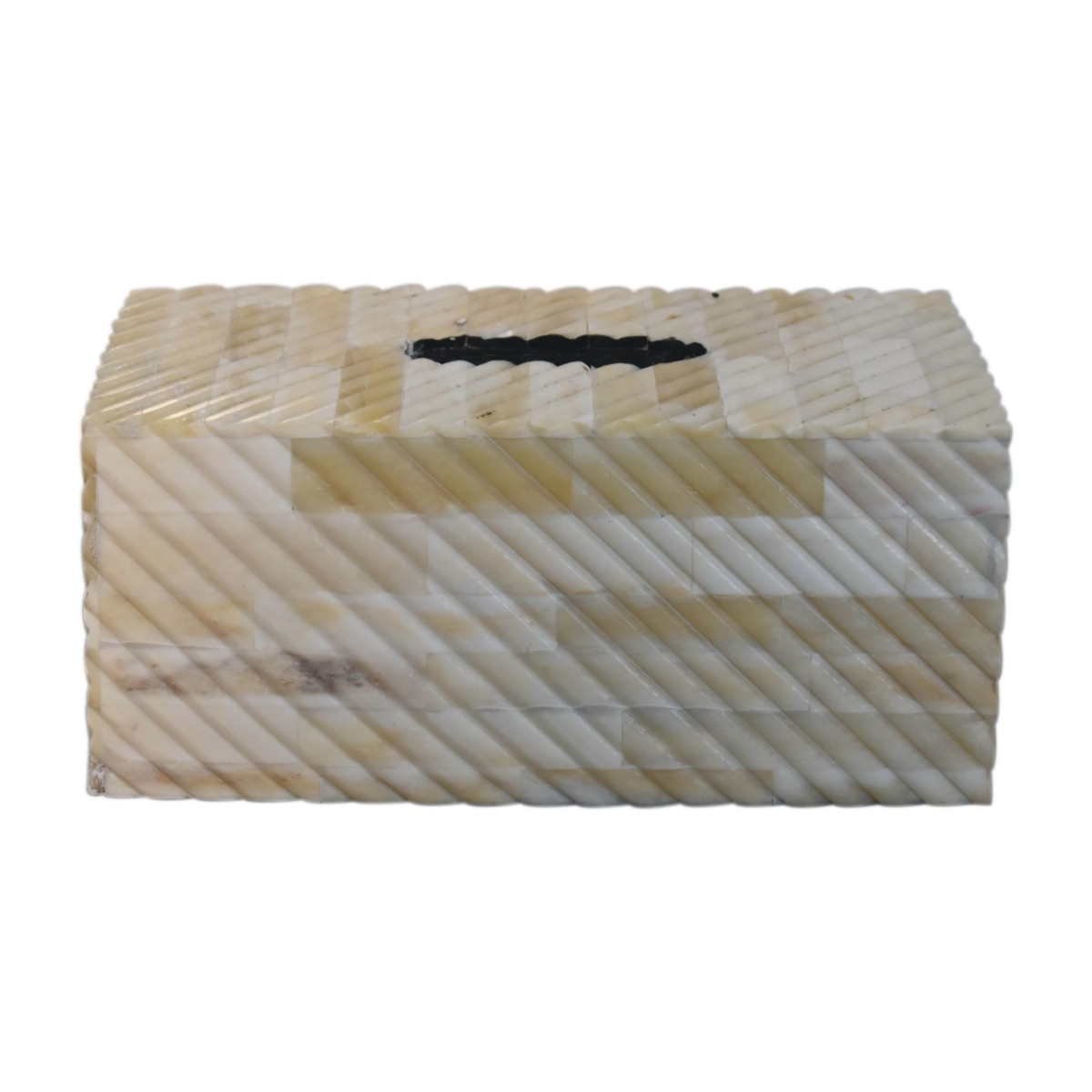 Artisan Furniture Wooden Bone Inlay Tissue Box