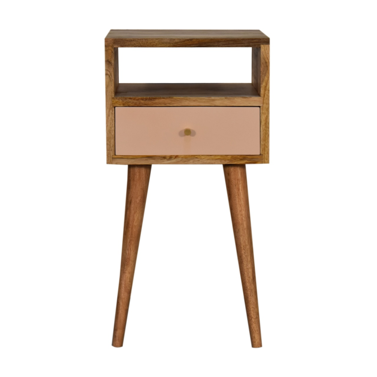 Artisan Furniture Solid Wood Mini Blush Hand Painted Bedside
