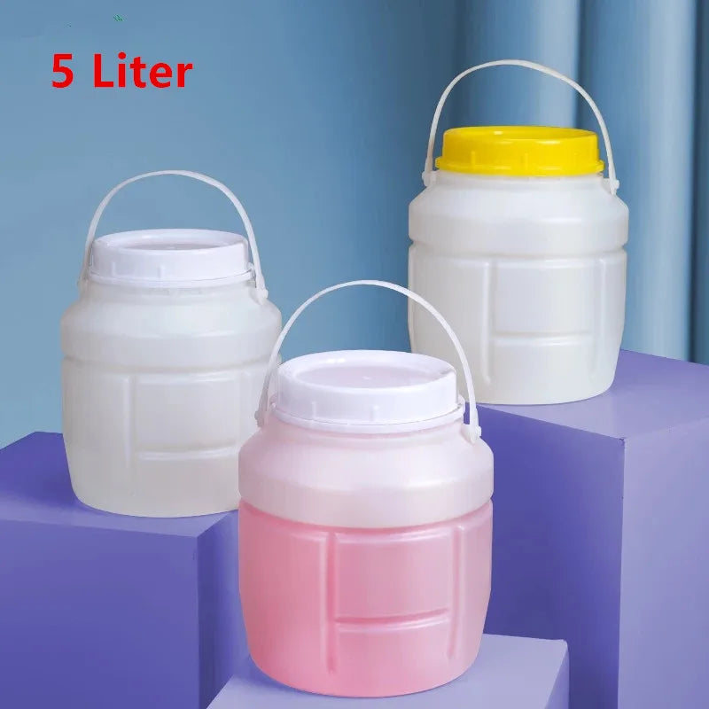 5L High Quality Eco-Friendly Plastic Bucket - Durable Food-Grade Container