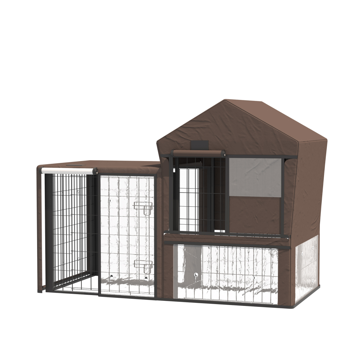 Rabbit Hutch Cover, Bunny Guinea Pig Cage Protector Water-Resistant Cover