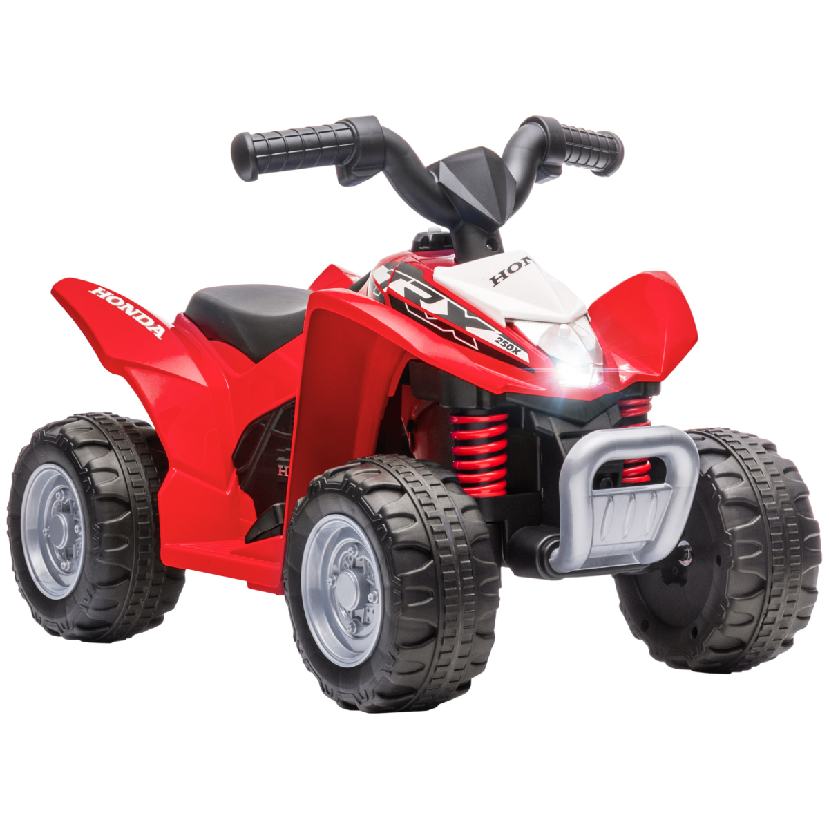 دراجة رباعية كهربائية للأطفال مرخصة من هوندا من AIYAPLAY، 6 فولت، ATV، للأعمار من 1.5-3 سنوات، لون أحمر