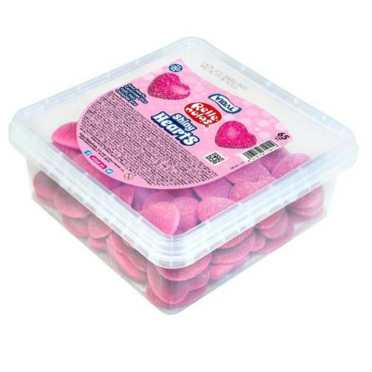 Shiny Red Hearts 65 Count