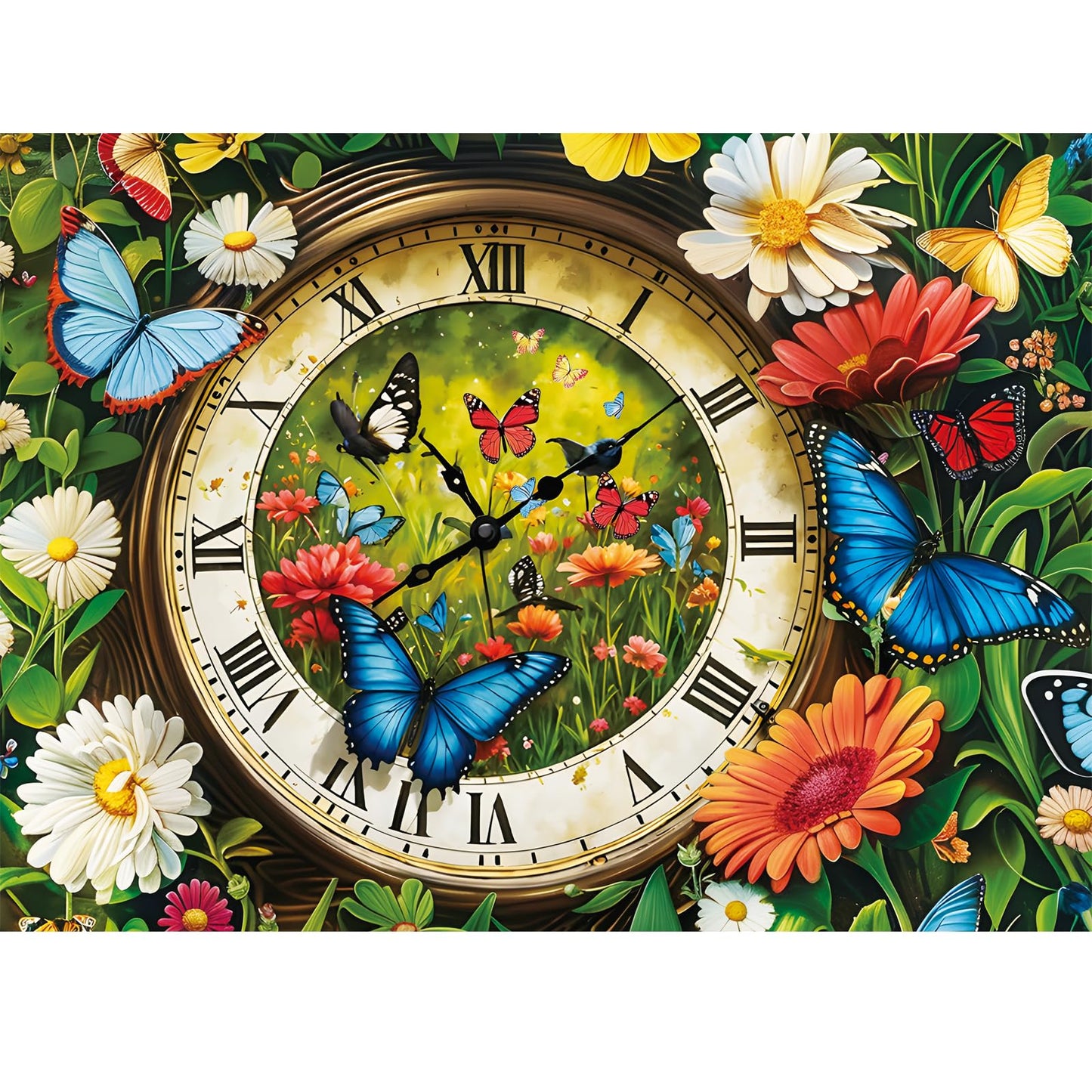 Maiqufa 500-Piece Puzzle for Adults – Fantasy Forest Clock, Recycled Cardboard, 20.5 x 15 in