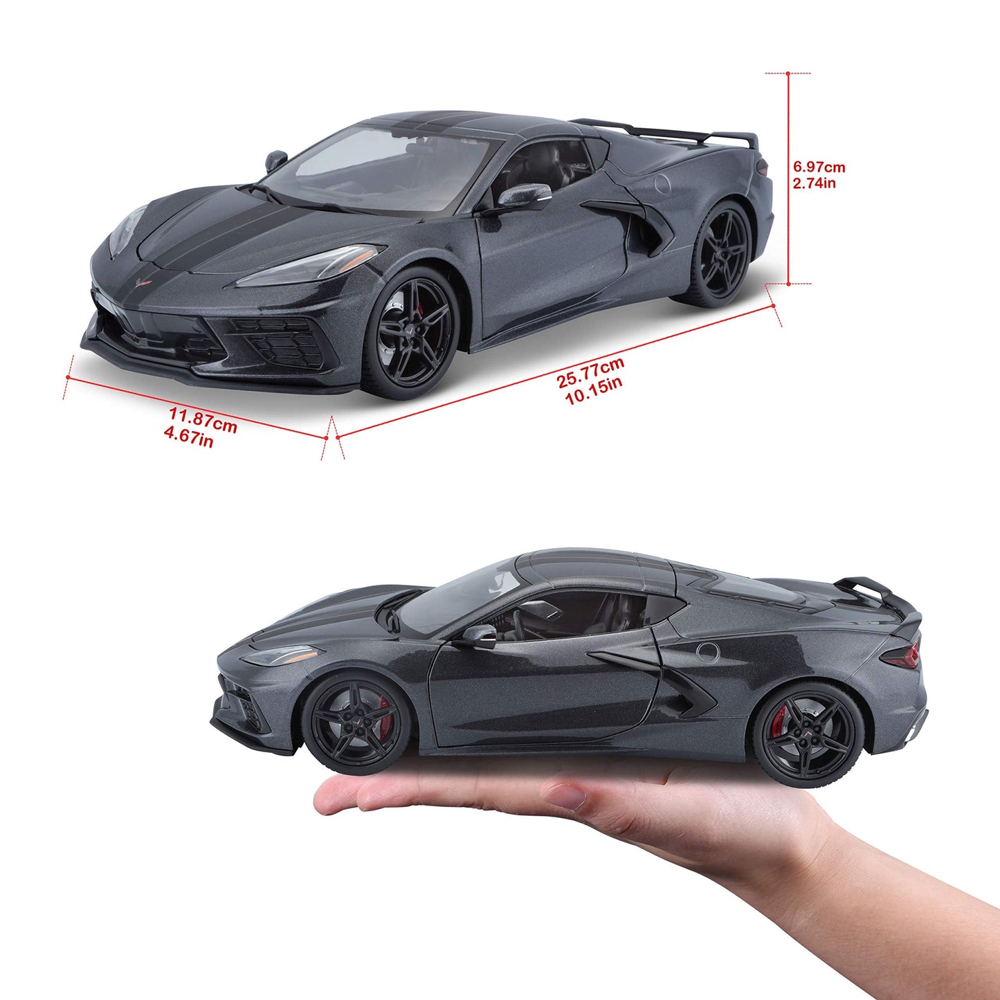 Maisto 1:18 Special Edition 2020 Corvette Stingray Z51 – Grey