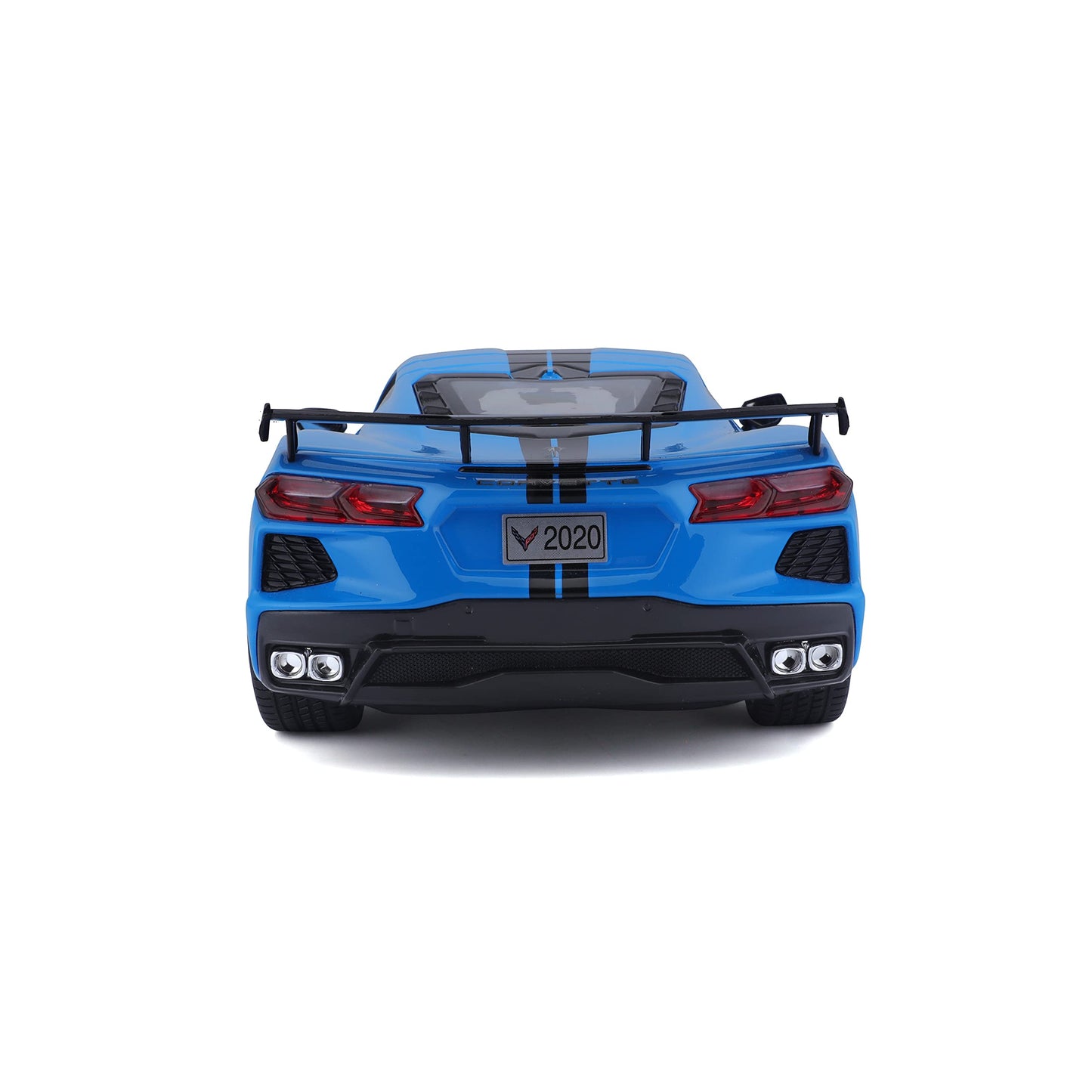 Maisto 1:18 Special Edition 2020 Chevy Corvette Stingray Z51 - High-Wing Blue | Die-Cast Collectible