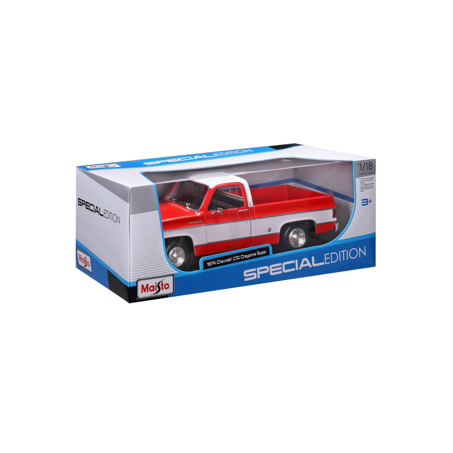 Maisto 1:18 Special Edition 1974 Chevrolet C10 Cheyenne Super – Die-Cast Model