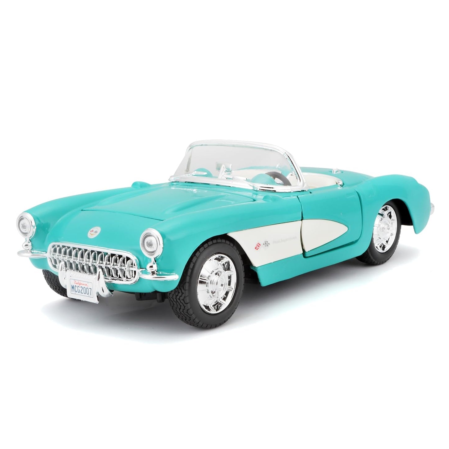 Maisto 1:24 Special Edition 1957 Chevrolet Corvette – Turquoise | Die-Cast Model Car