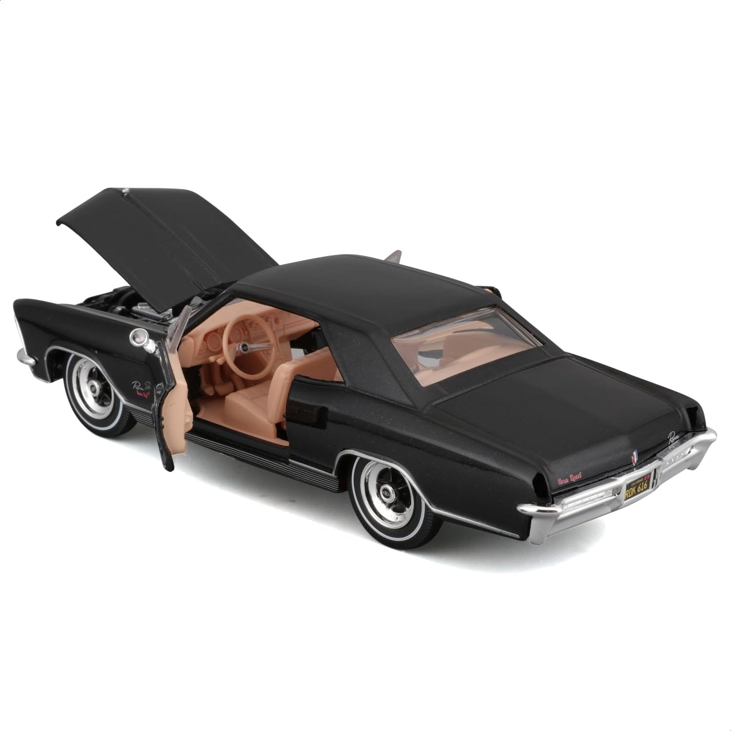 Maisto 1965 Buick Riviera Black Special Edition Diecast – 1:24 Scale, Brand New, Officially Licensed
