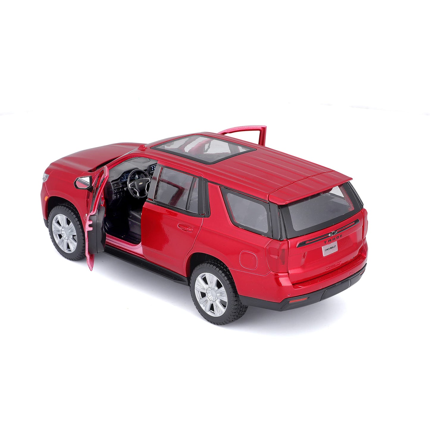 Maisto M31533 Chevy Tahoe 1/24 Red Mini Vehicle - 3+ Imagination Toy