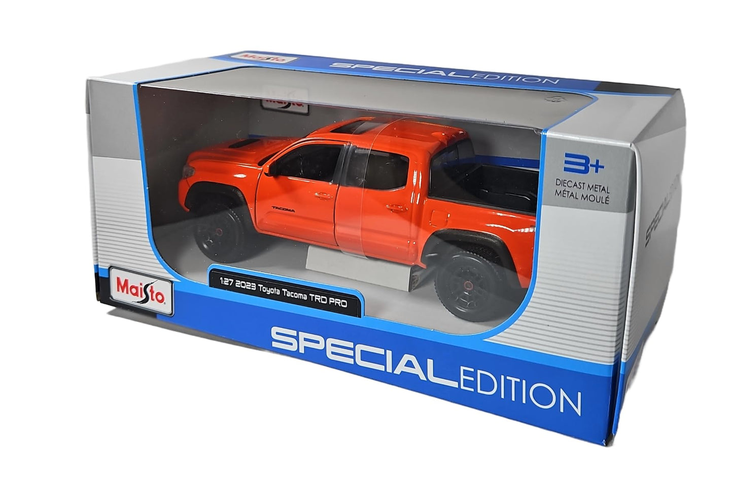 Maisto 1:27 SE 2023 Toyota Tacoma TRD Pro – Solar Octane Orange Die-Cast Model