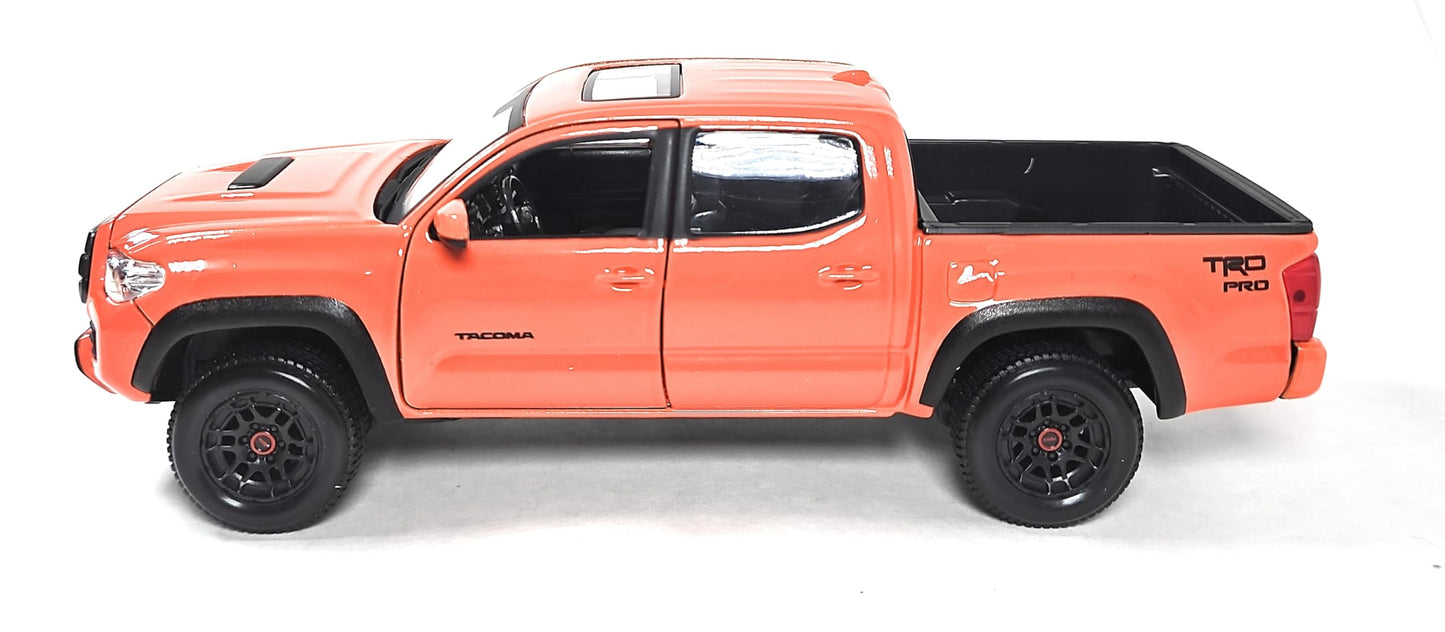 Maisto 1:27 SE 2023 Toyota Tacoma TRD Pro – Solar Octane Orange Die-Cast Model