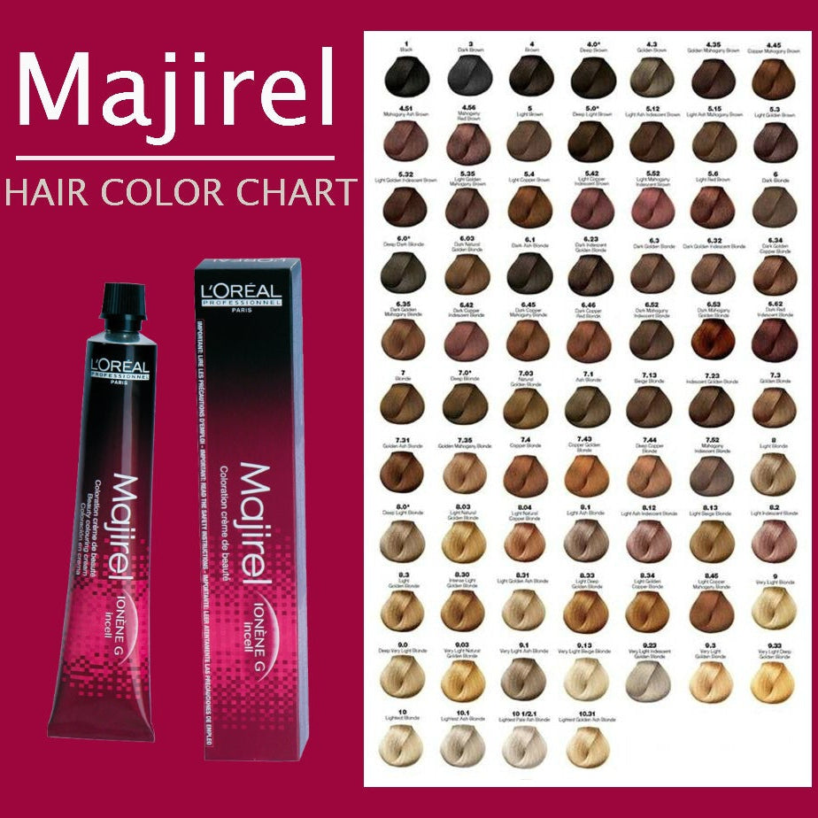 L'Oreal Professionnel Majirel Permanent Hair Colour for Vibrant, Long-Lasting Shine
