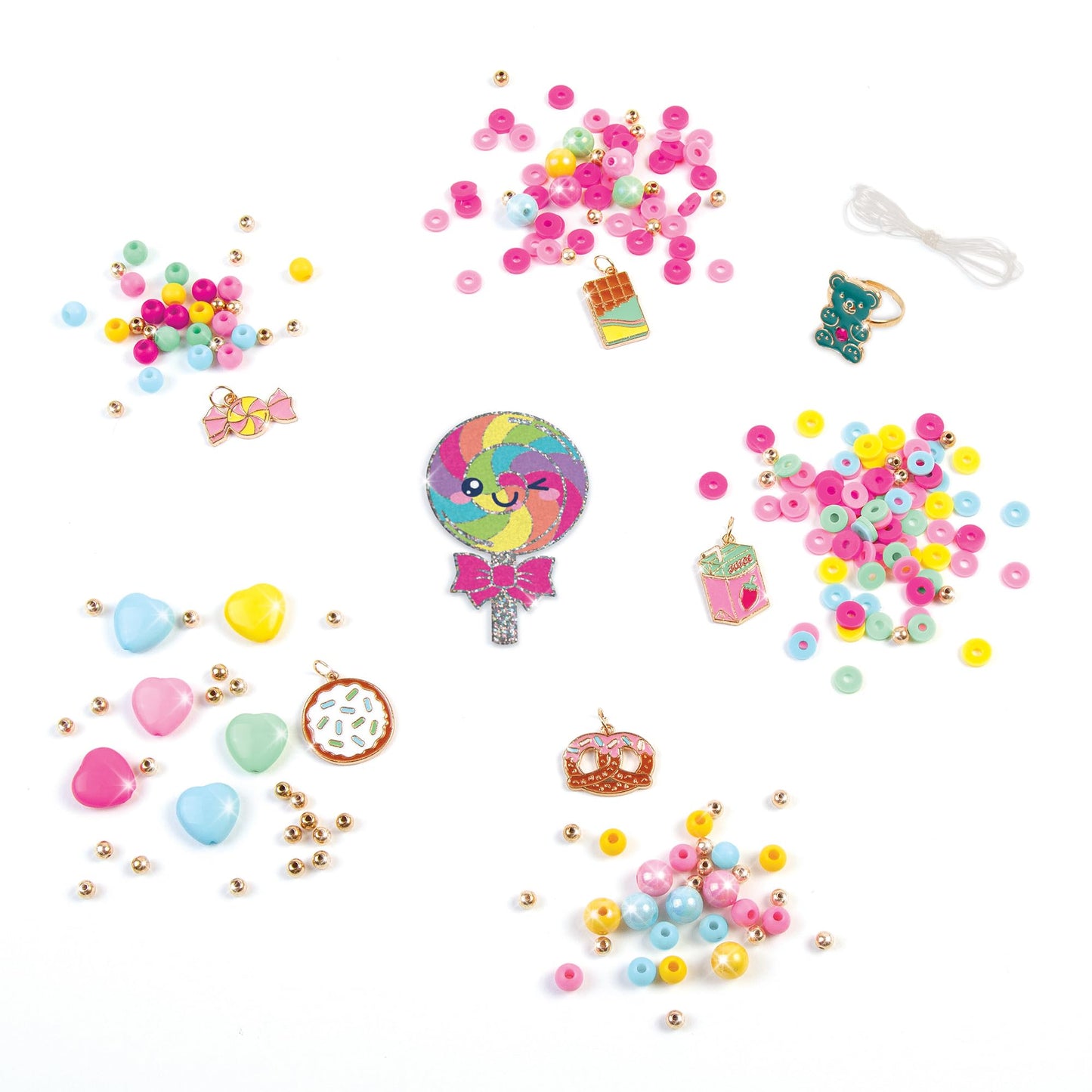 Make It Real: Snackers Bracelet Kit Vending Machine – Create 5 Snack-Themed Charm Bracelets for Girls 8+