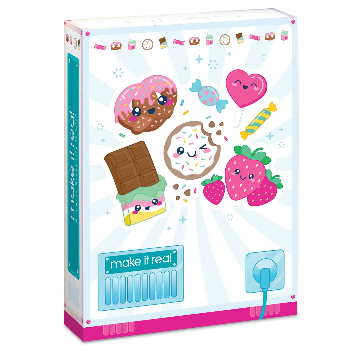 Make It Real: Snackers Bracelet Kit Vending Machine – Create 5 Snack-Themed Charm Bracelets for Girls 8+